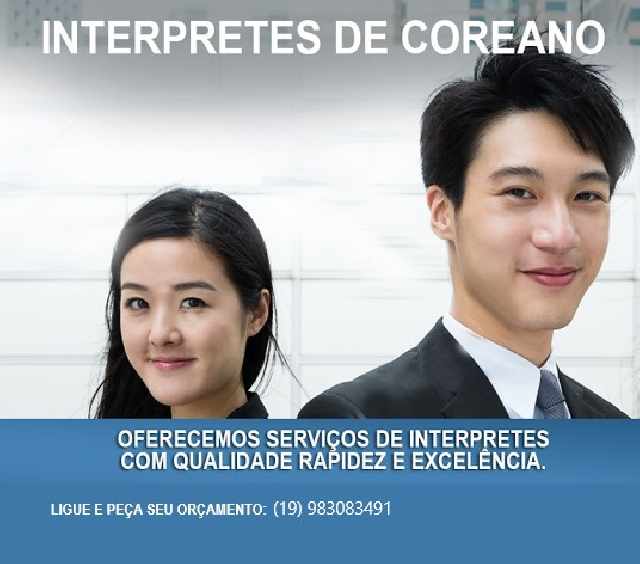 Foto 1 - Interprete coreano
