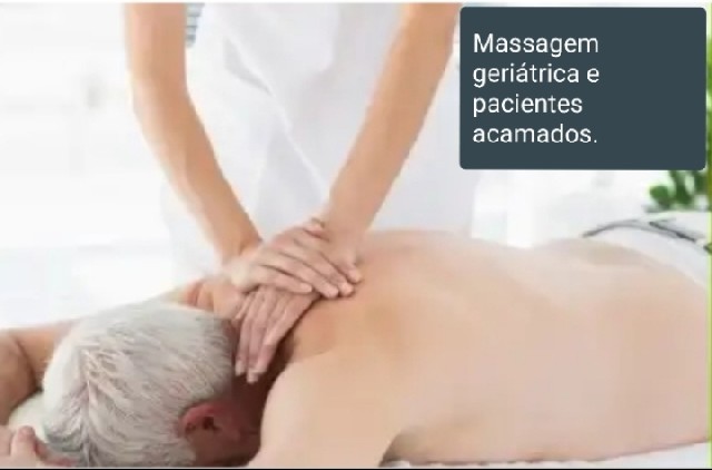 Foto 1 - Massagem em idosos geriatrica