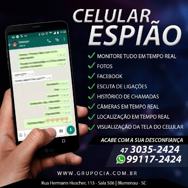 Celular espião - grupo cia detetive particular